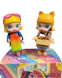 POPMART (POPMART) my childhood MOLLY series random box fashion toys sculpture gift box