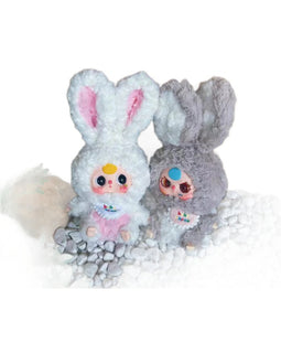 Genuine baby three-year-old macaron rabbit series plush blind box trendy ornament pendant creative cute doll