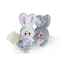 Genuine baby three-year-old macaron rabbit series plush blind box trendy ornament pendant creative cute doll