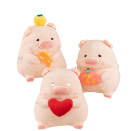 Cute Lulu Pig Plush Toy Doll Lulu Pig Pillow Piggy Doll Sleeping Kids Girls Birthday Gift