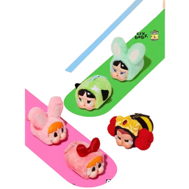 POPMART BUBBLE MART CRYBABY CRYBABY POWERPUFF GIRLS SERIES VINYL FACE PLUSH BLIND BOX PENDANT